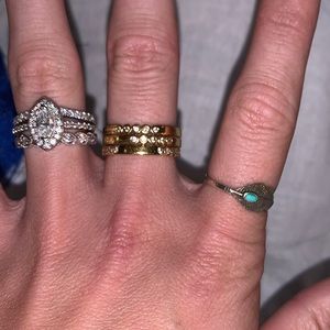 Kate Spade ♠️ stackable gold rings